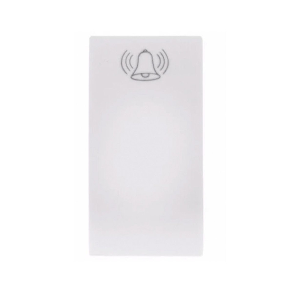 Cien Interruptor Pulsador Con Símbolo 10Amps 250Volts Blanco