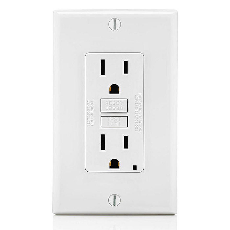 Interruptor De Circuito Con Falla a Tierra SmartLock 15Amps 125Voltios Color Blanco