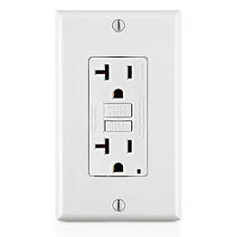 ICFT Dúplex GFCI Smart Lock Tamper Resistant 20Amps 125Volts