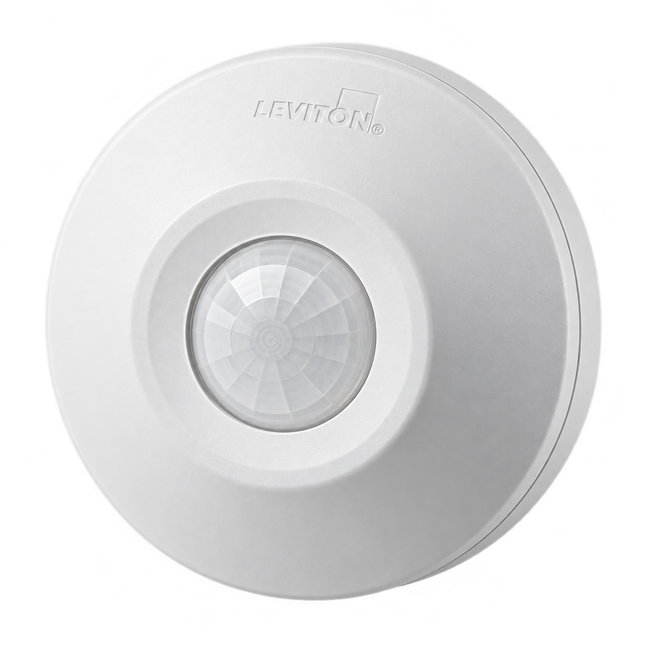 Sensor de Ocupación PIR de Techo Leviton ODC0S-I7W 360° 277 V Blanco