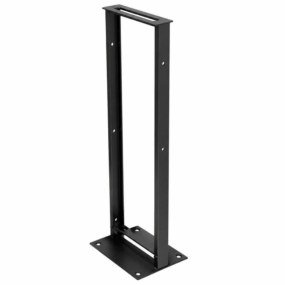 Rack de Piso de Aluminio North System NORTH001-BKL, 2 Postes, 19", 45U, Negro