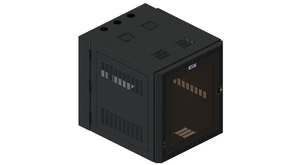 Gabinete Para Pared De 12UR Con Equipo