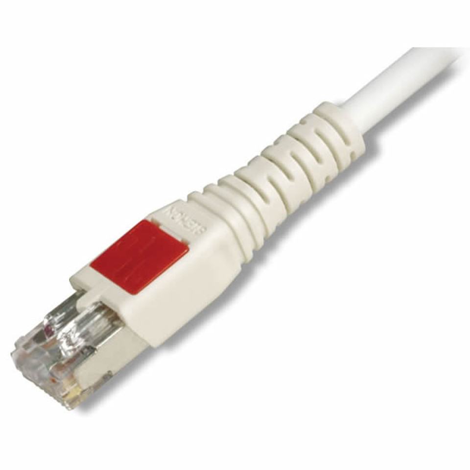 Patch Cord Categoría 6 UTP T568A/B 3 Pies Blanco con Bota Blanca CMG