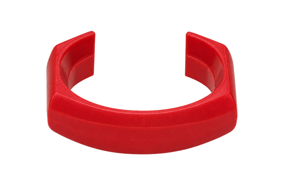 Clip Codificado por Color Rojo Bolsa con 25 Piezas