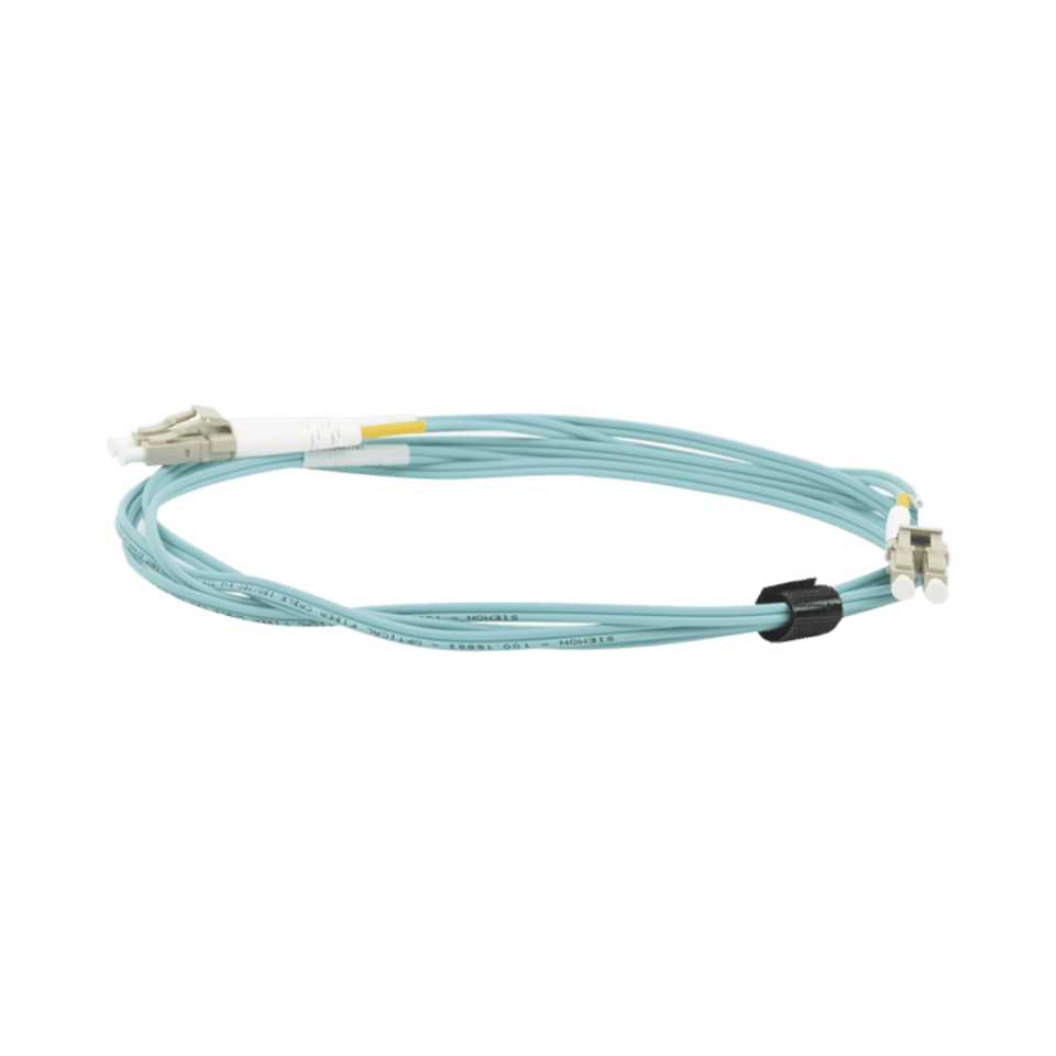 Jumper Dúplex LC-LC MM OM3 XGLO OFNR 4 Metros Color Aqua