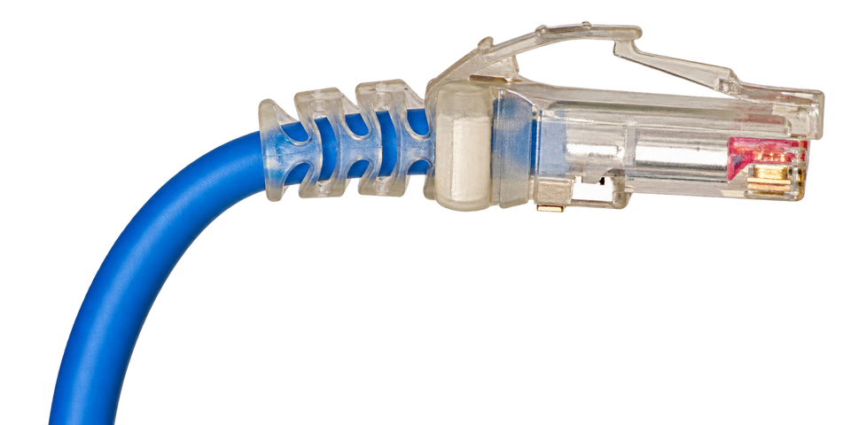 Patch Cord Cat 6 UTP 3 Pies Naranja Bota Transparente CM LSOH