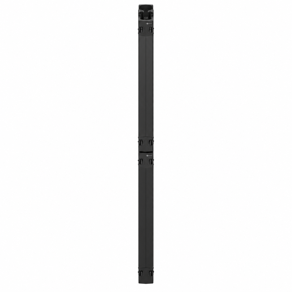 Organizador Vertical de Cables Siemon Value VCM1A-04D-1-45, Doble Cara, 45U, 4 pulgadas, Negro
