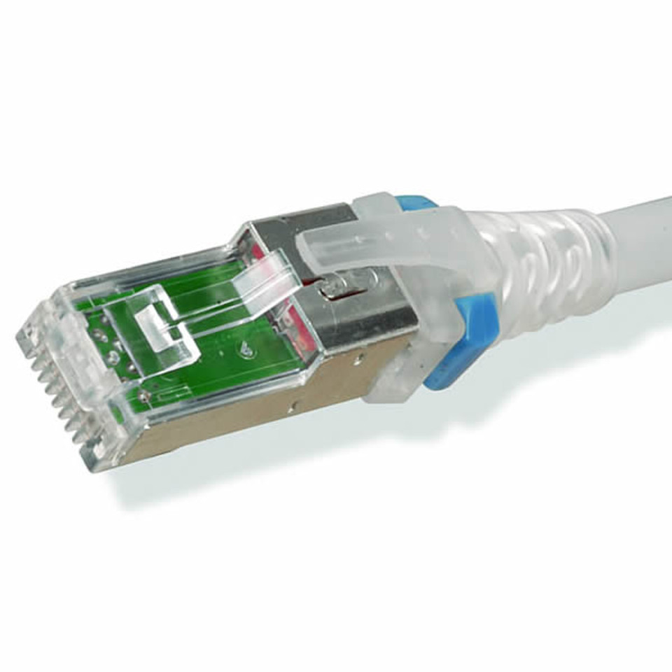 Patch Cord Cat6A Verde Blindado 10 Pies - 3.04 Metros ZMAX