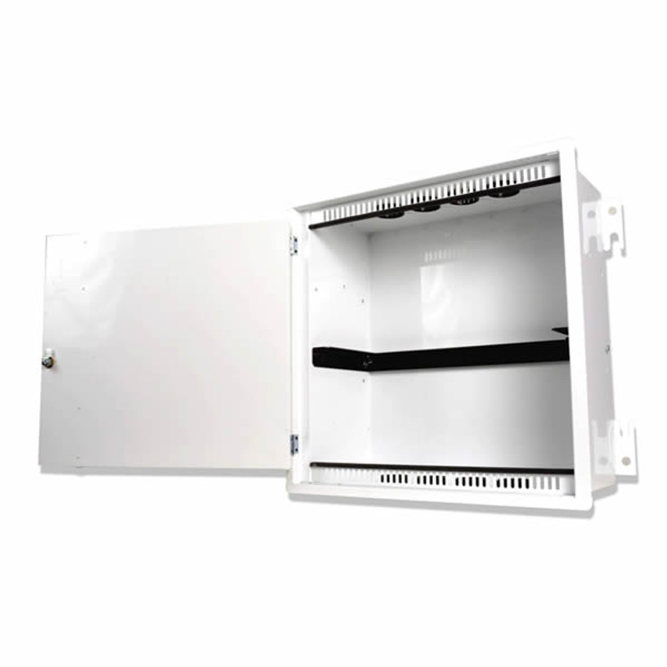 ZONE UNIT ENCLOSURE,CEILING,4U,PASSIVE,KEY LOCK,WHITE