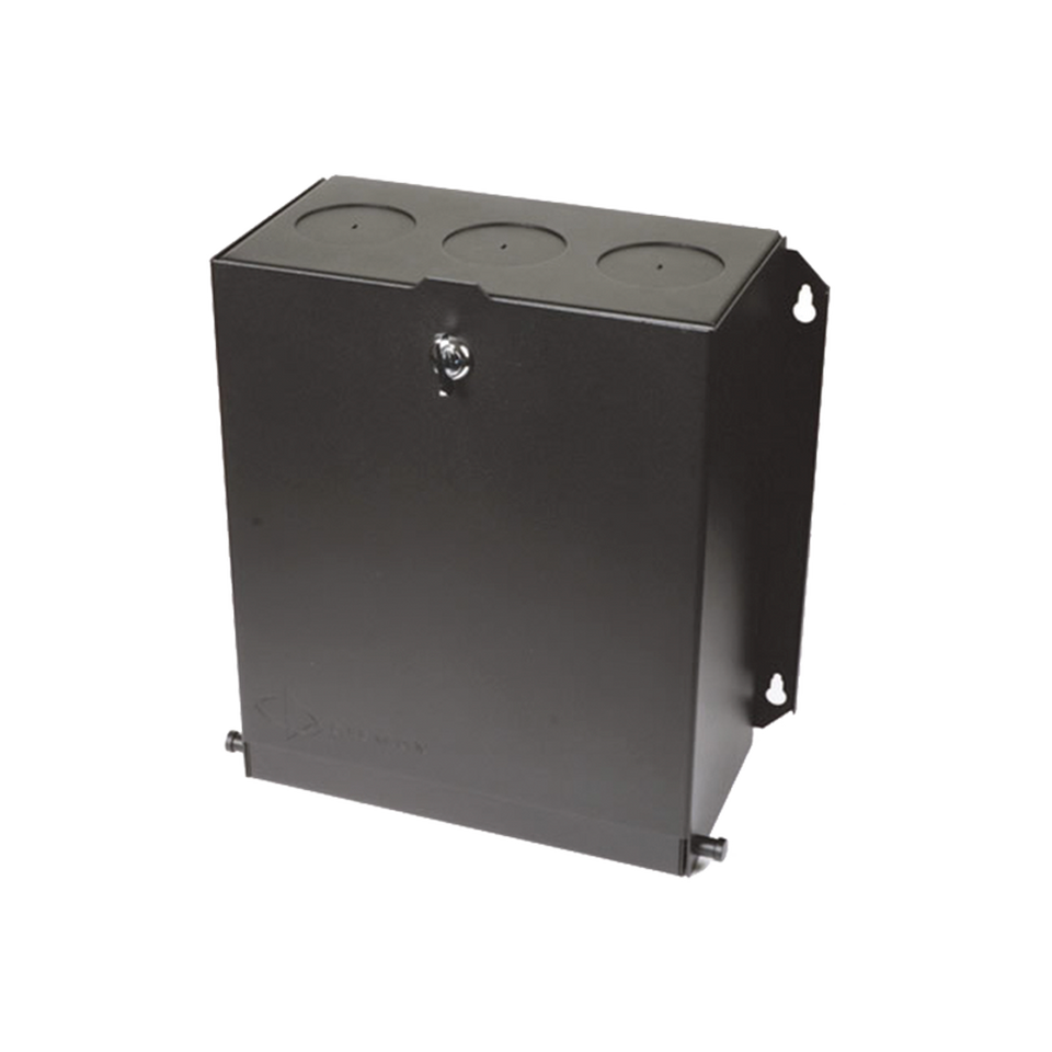 ZONE UNIT ENCLOSURE, 24 MAX OPENINGS, BLACK