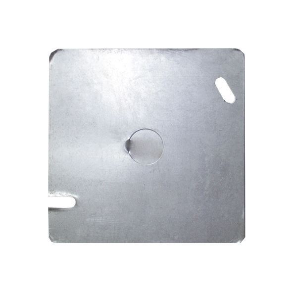 Tapa Cuadrada Galvanizada de 3x3 Pulgadas para Caja Eléctrica de ½ Pulgada