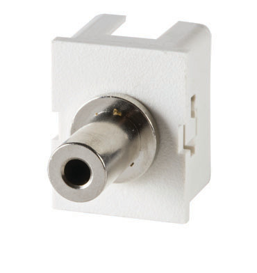 Módulo TracJack Jack Estéreo de 3.5 mm 180° 1 Unidad Color Fog White