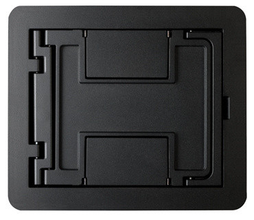 Tapa de Aluminio Colado con Espacio para Acabado Color Negro