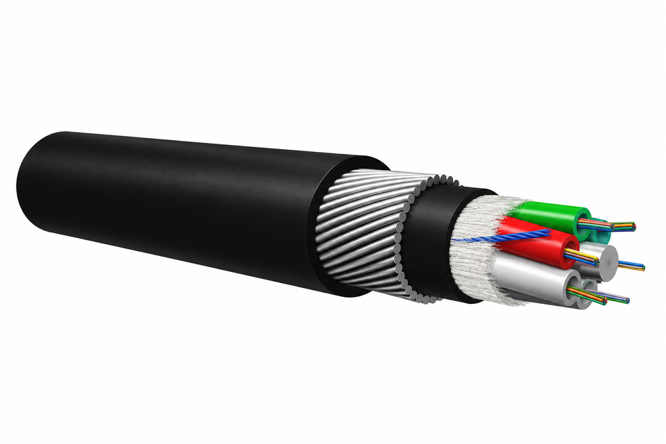 Fibra Óptica SM Externa Polietileno Dieléctrica No Armada