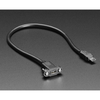 Panel Mount Extension USB Cable - Micro B Male to Micro B Female Panel Mount Extension USB Cable - Micro B Male to Micro B Female