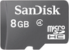SanDisk Edge 8GB MicroSD Card - BLANK