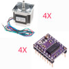 4x Driver and Motor Package for CNC HAT