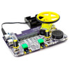 LAB:bit educational platform showing buttons, motor, and built-in speaker LAB:bit educational platform showing buttons, motor, and built-in speaker