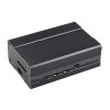 Aluminum Chamfered Design Case for Raspberry Pi 4B, Black Aluminum Chamfered Design Case for Raspberry Pi 4B, Black