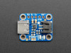 Adafruit Micro-Lipo Charger for LiPoly Batt with USB Type C Jack Adafruit Micro-Lipo Charger for LiPoly Batt with USB Type C Jack