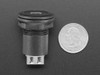 USB C Jack to USB A Jack Round Panel Mount Adapter USB C Jack to USB A Jack Round Panel Mount Adapter