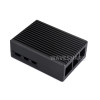 Aluminum Stripe Grooved Case For Raspberry Pi 5, Built-In Cooling Fan And Heatsinks