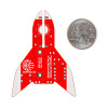 Mini Rocket Soldering Kit - Red