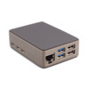 PiShop Premium Metal Case for Raspberry Pi 5, isometric view