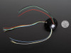 Slip Ring with Flange - 22mm diameter, 6 wires, max 240V @ 2A