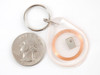 13.56MHz RFID/NFC Clear Keychain Fob - 1KB