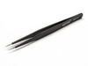 Fine tip straight tweezers - ESD safe - 135mm