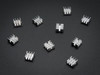 Aluminum SMT Heat Sinks 10 Pack - 0.25"x0.25" x 0.15" tall Aluminum SMT Heat Sinks 10 Pack - 0.25"x0.25" x 0.15" tall