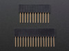 Feather Stacking Headers - 12-pin and 16-pin female headers