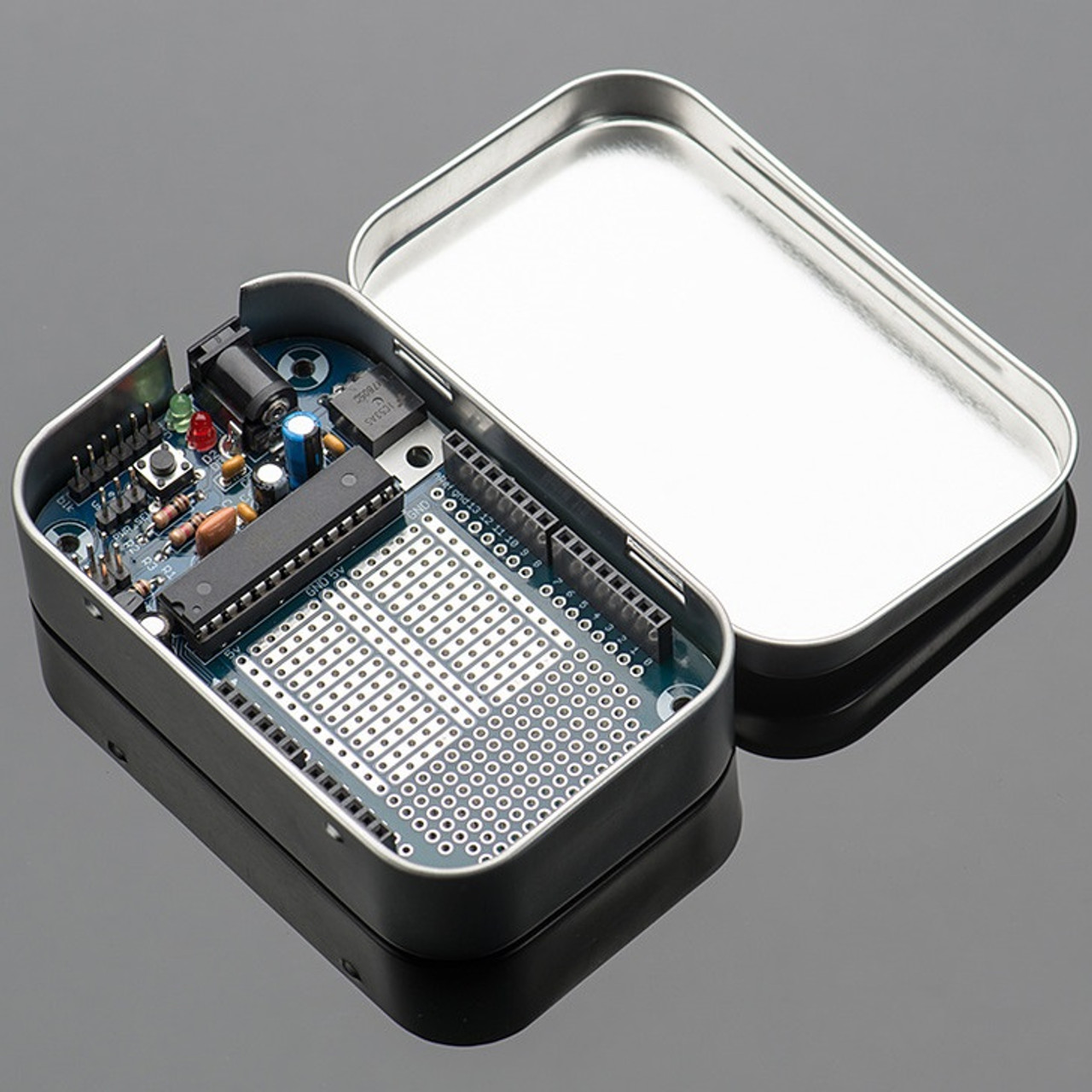 Adafruit MENTA - Mint Tin Arduino Compatible Kit with Mint Tin