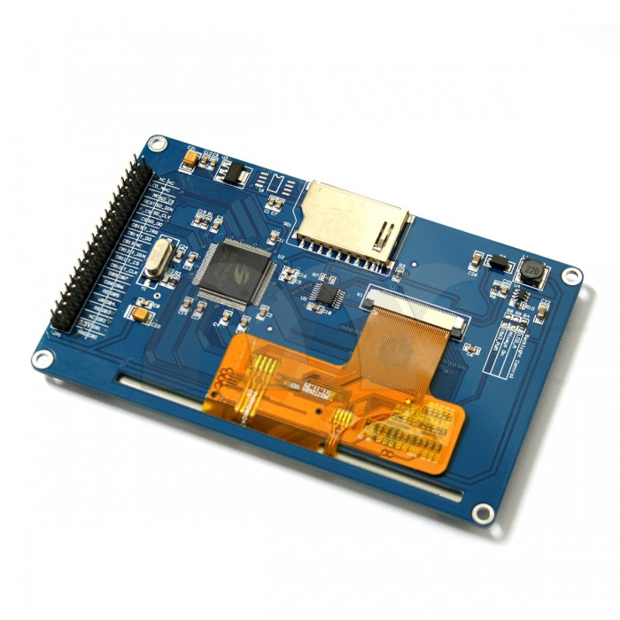 Interface Display Module 5-inch 800x480 TFT LCD MCU Interface Display Module - PiShop.ca