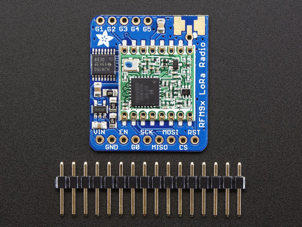 Adafruit RFM95W LoRa-Transceiver Breakout – 868 Oder 915 MHz, Für IoT, Sensorik & Fernsteuerung