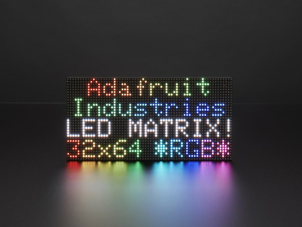 64x32 RGB LED Matrix - 3mm pitch