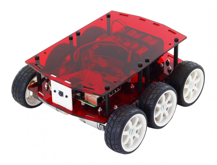 Diddyborg V2 Robot Kit Red Edition