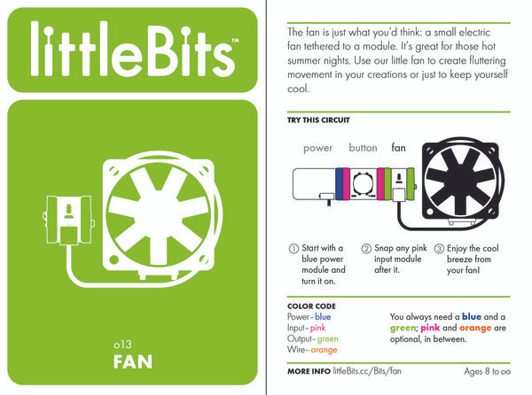 littleBits Fan