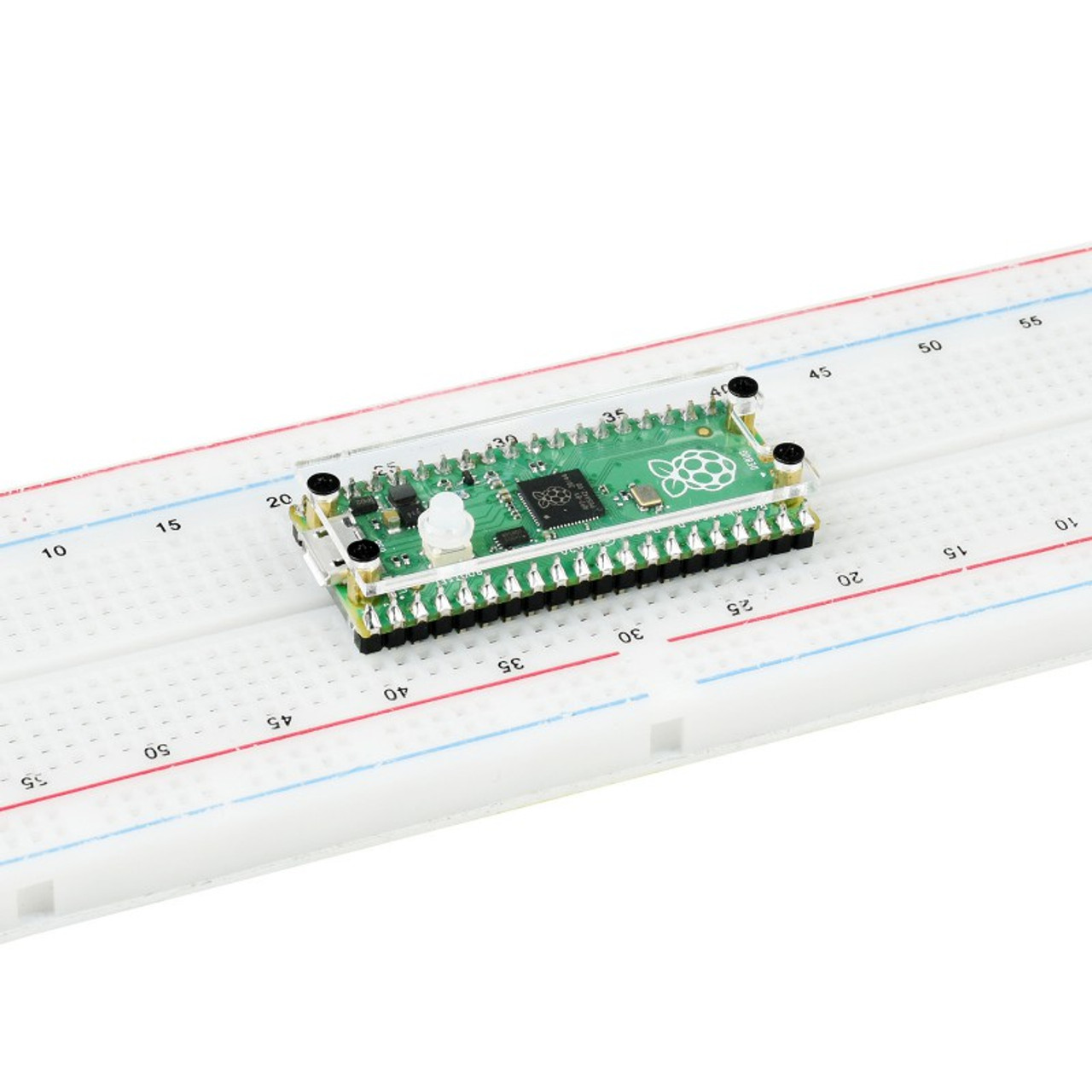 Clear Acrylic Protection Case for Raspberry Pi Pico - PiShop.ca