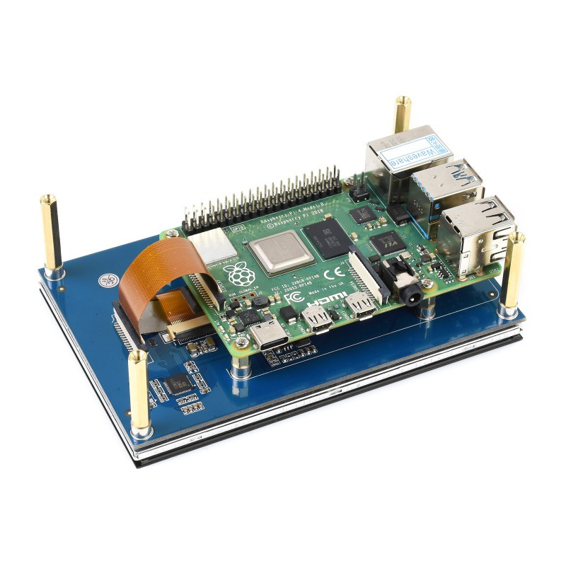 5inch DSI Display 本体 5inch Capacitive Touch Display for Raspberry Pi, DSI Interface