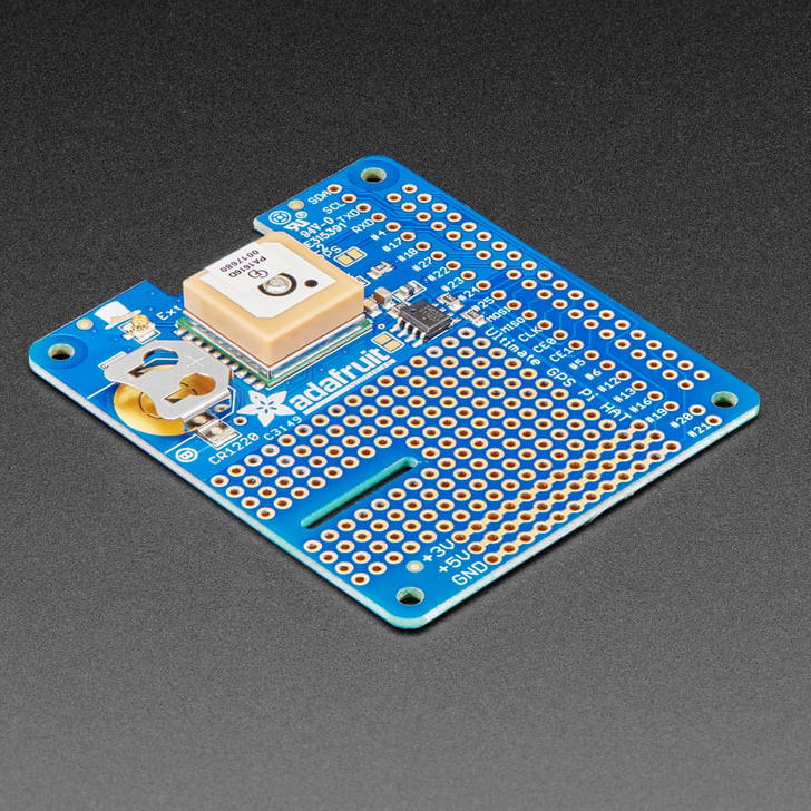Adafruit Ultimate GPS HAT for Raspberry Pi A+/B+/Pi 2/3/4/Pi 5 - Mini ...