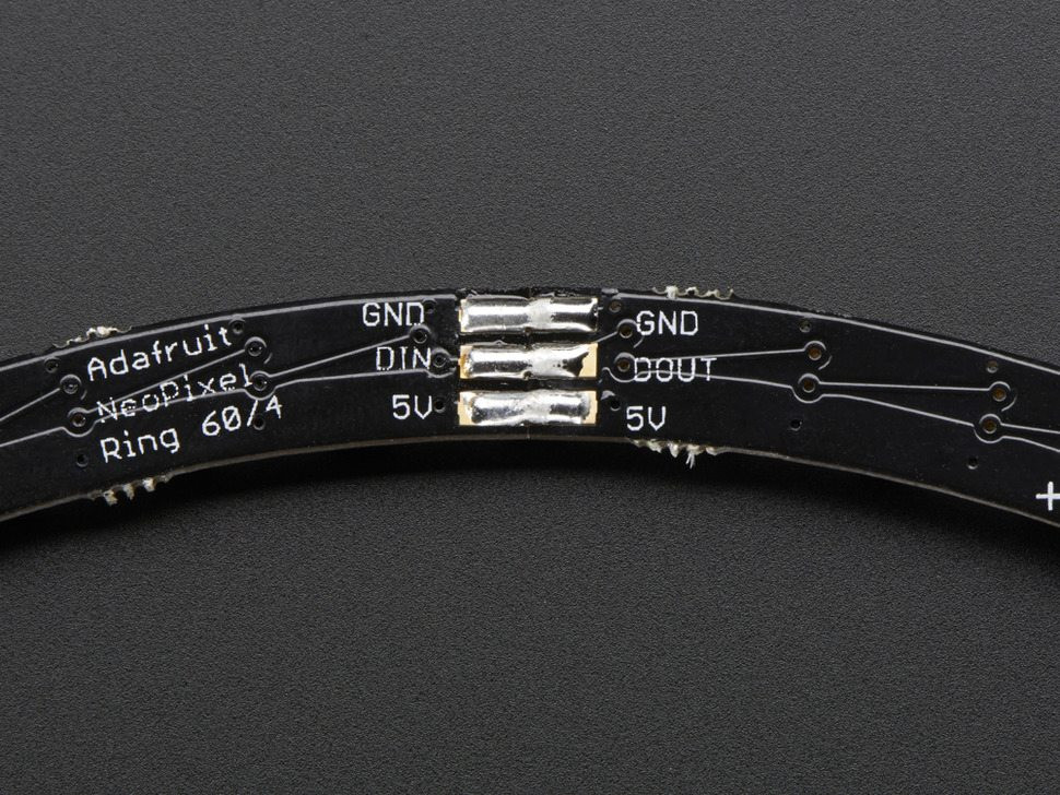LED Ring mit 12x WS2812 5050 RGB-LEDs ähnl. Neopixel LED Ring mit 12x WS2812 5050 RGB-LEDs ähnl. Neopixel