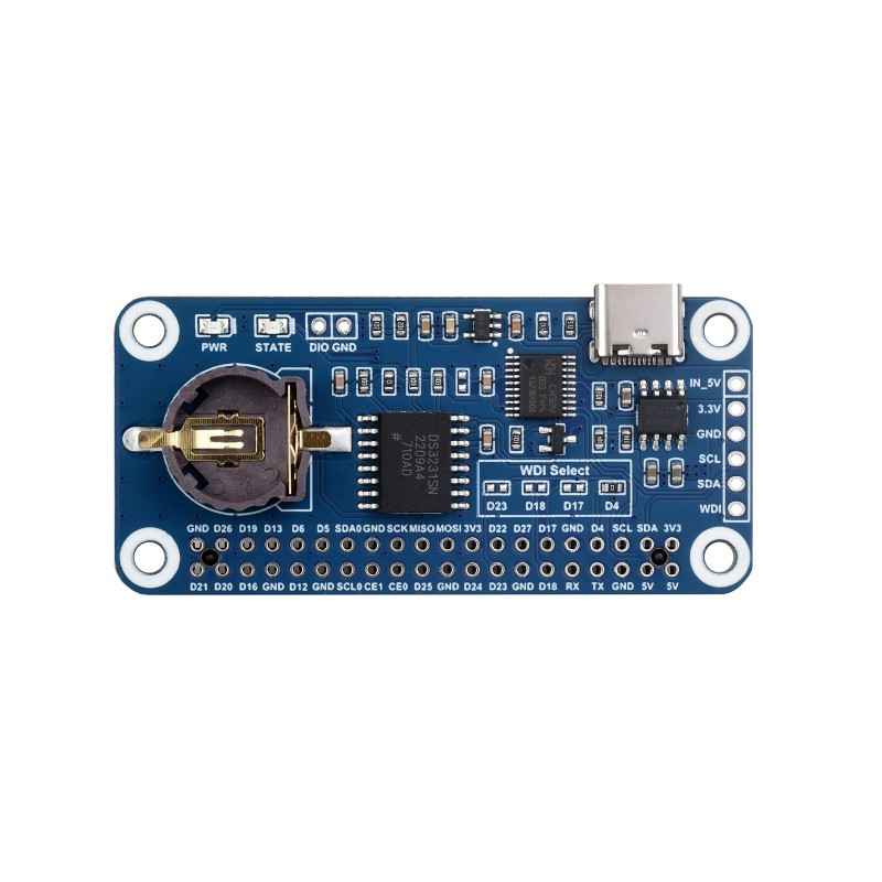 Waveshare 25766 - RTC Watchdog HAT (B) for Raspberry Pi, DS3231SN