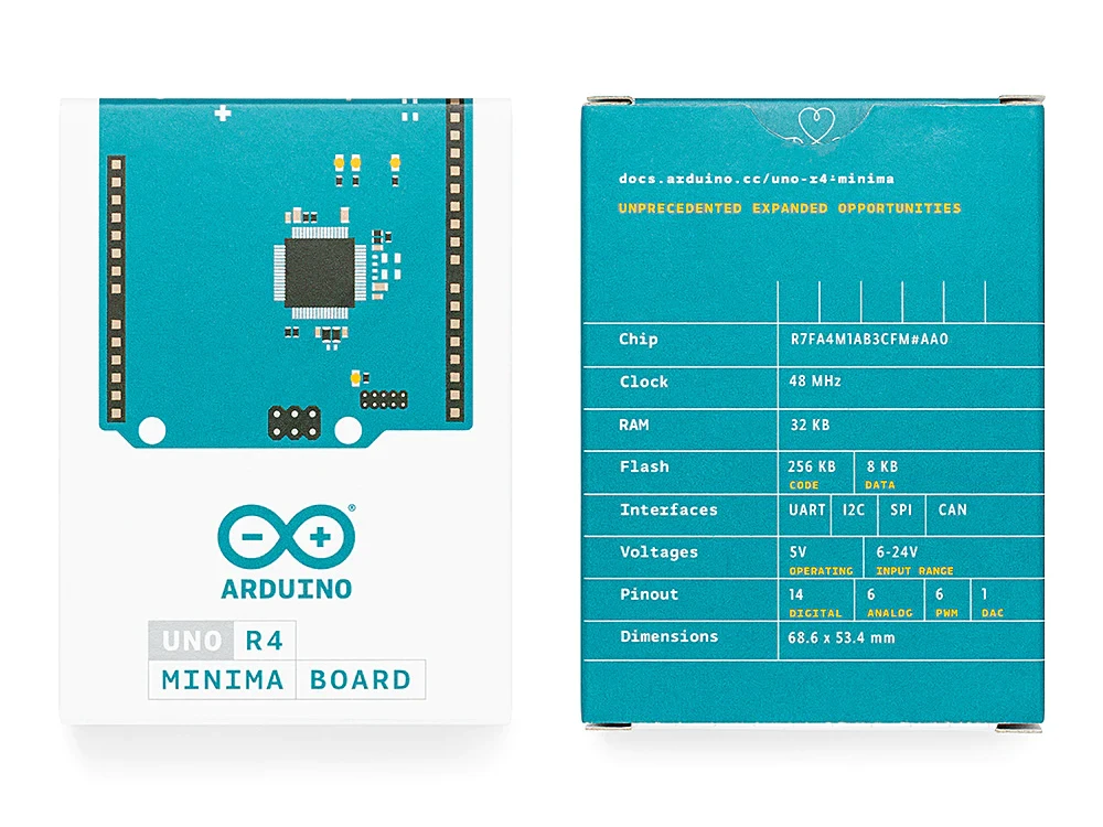 Arduino R4 Battery Arduino UNO R4 Minima - PiShop.ca