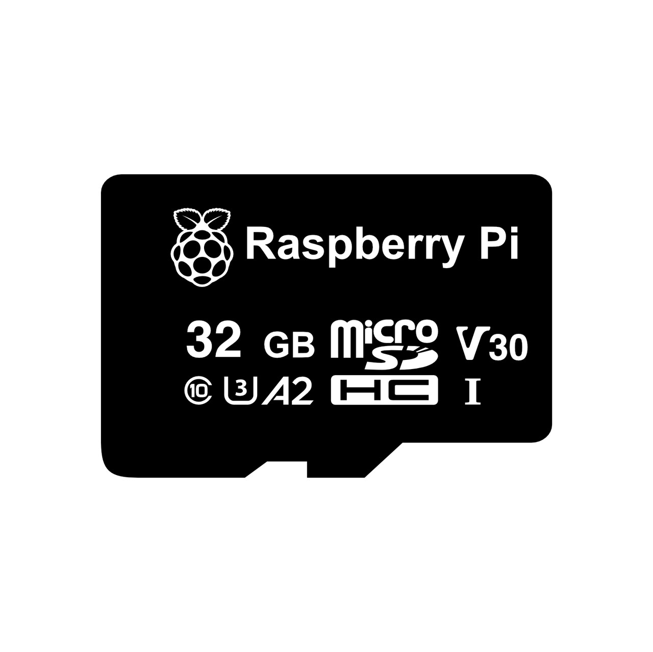 Official Raspberry Pi microSD Card, A2, V30, 32GB - BLANK - PiShop.ca