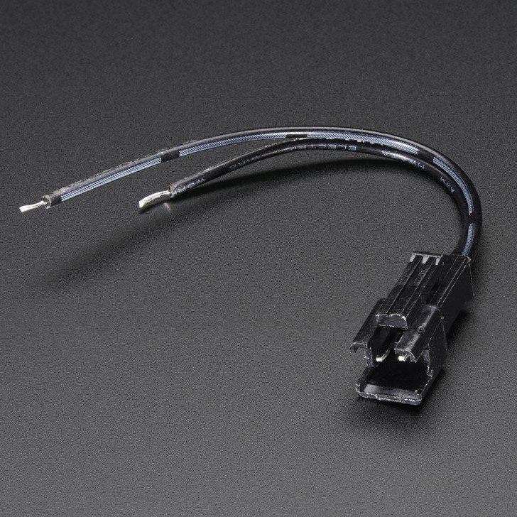 In-line JST power wire connector (male)
