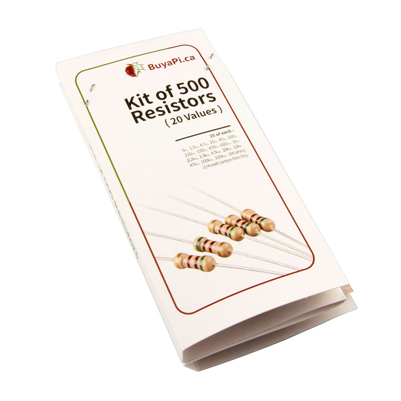 Resistor Kit - 1/4W (500 total)