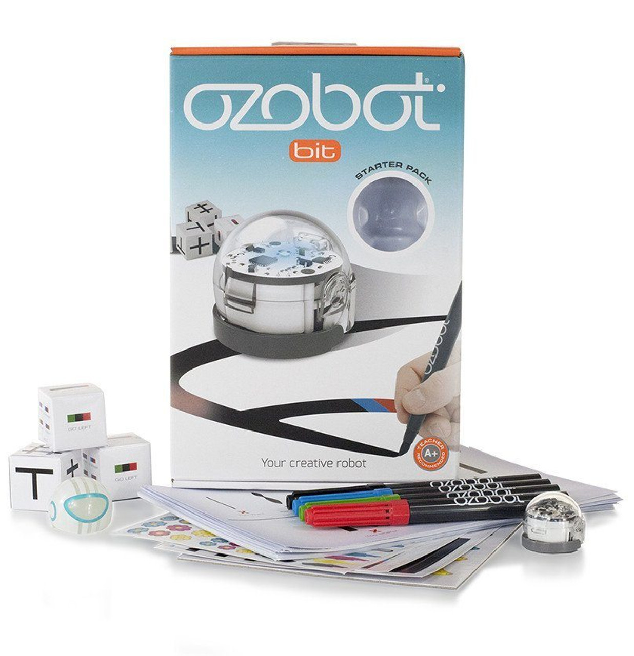 オゾボット Ozobot Bit Starter Pack Ozobot Starter Pack, Crystal White