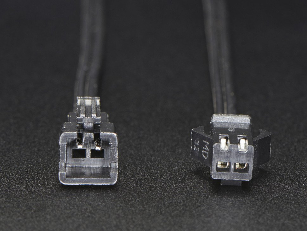 2-pin JST SM Plug + Receptacle Cable Set